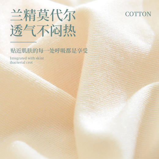 软糯亲肤 透气不闷热 兰精莫代尔内裤女 纯棉中腰抗菌裆大码无痕女士内裤全棉少女三角裤 商品图3