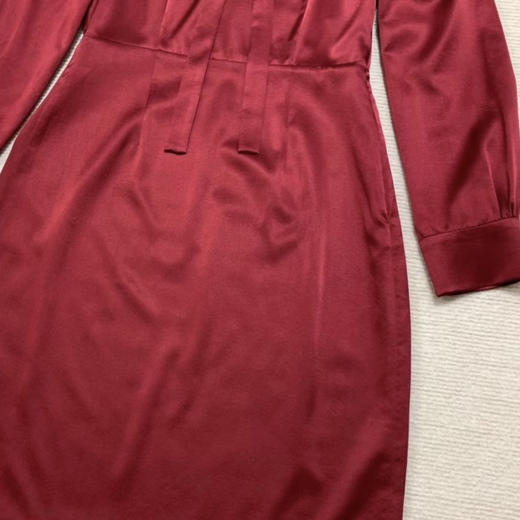 Theory 加厚真丝缎收腰连衣裙 商品图3