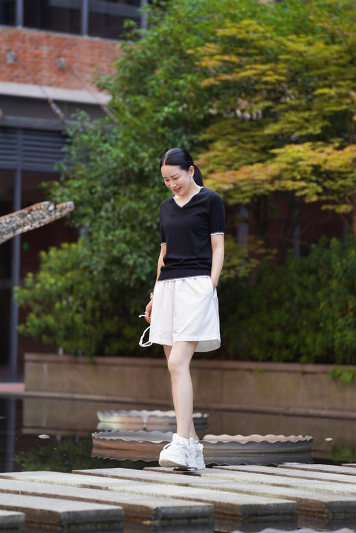 臣禾凉感宽松短裤JZ243060175 商品图2