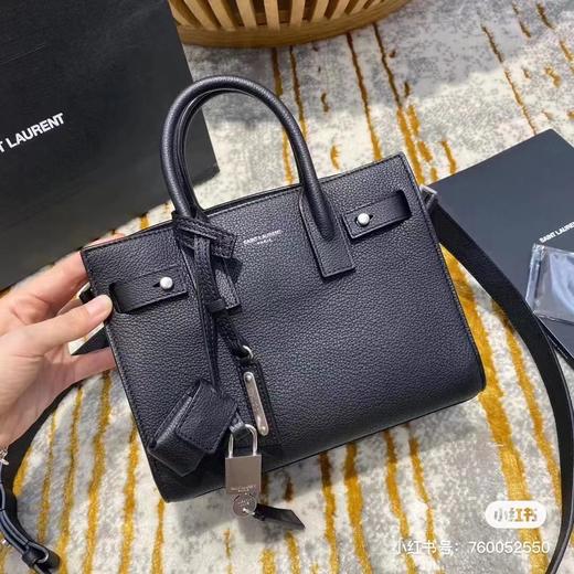 YSL/圣罗兰 女士SAC DE JOUR BABY柔软粒面皮革风琴包 商品图1