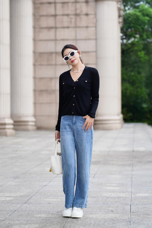 臣禾坑条防晒衫JZ243050475 商品图1