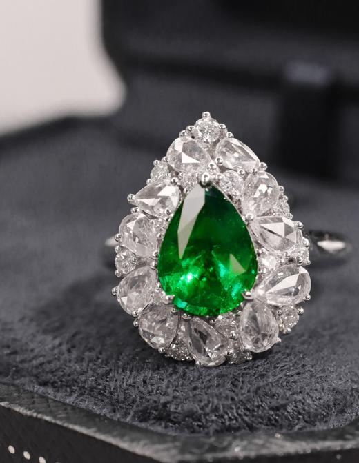 1.55ct 祖母绿戒指吊坠 商品图3