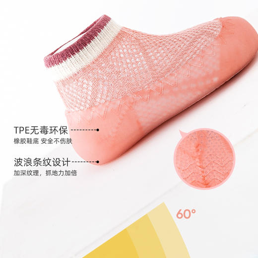 婴儿地板鞋夏季薄款儿童室内隔凉防滑学步鞋软底春秋宝宝鞋透气 商品图2