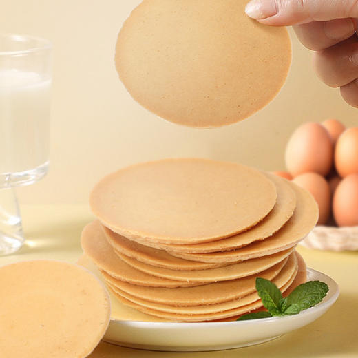 铁棍山药鲜蛋饼60% 非油炸健康零食 商品图2