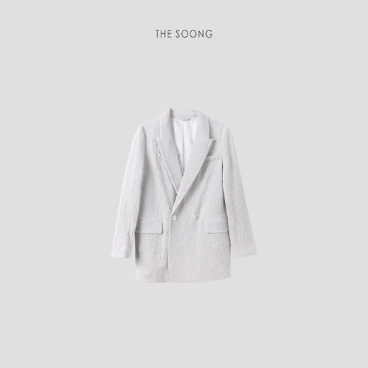 THESOONG|‘肌理之美’意大利水波纹灯芯绒西装外套HWWT3546 商品图0
