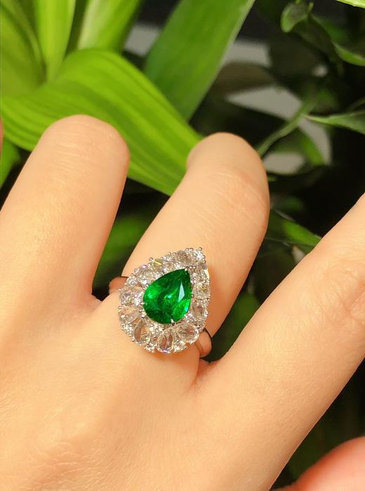 1.55ct 祖母绿戒指吊坠 商品图7