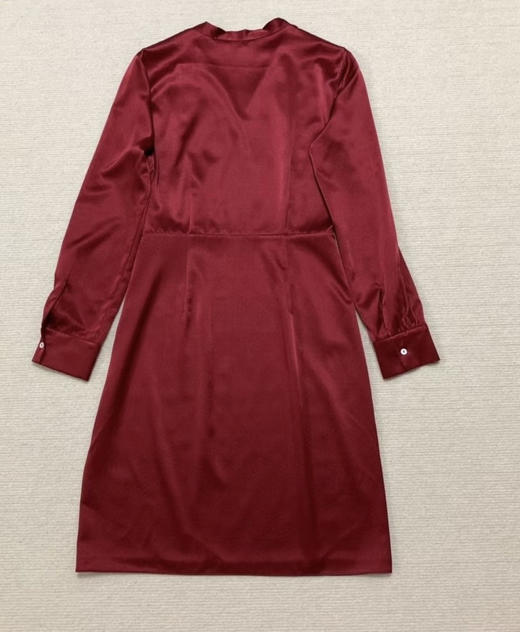 Theory 加厚真丝缎收腰连衣裙 商品图7