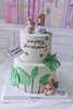 1027CAKE | 双层 兔兔周岁 手工翻糖装饰（需要提前2-3天预订） 商品缩略图0