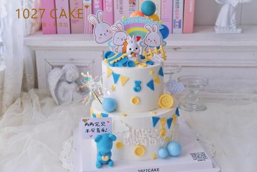 1027CAKE | 双层蛋糕  小兔子 周岁 商品图2