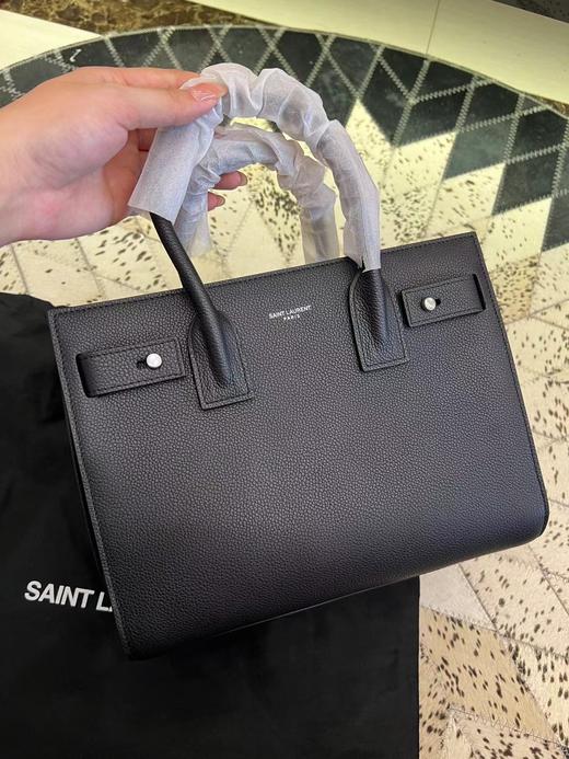 YSL/圣罗兰 女士SAC DE JOUR BABY柔软粒面皮革风琴包 商品图2