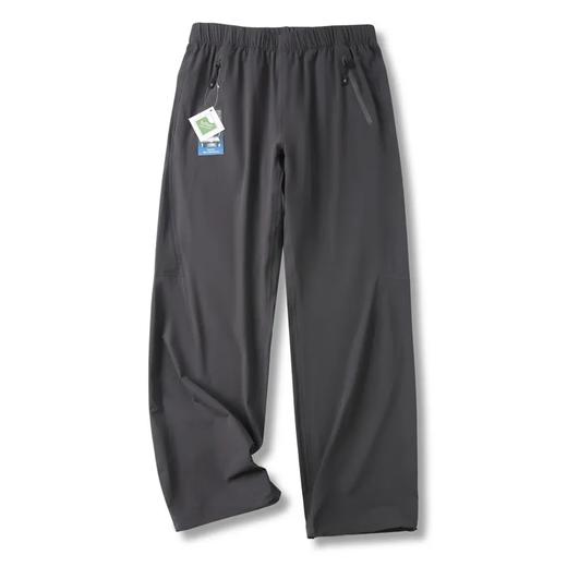 澳門热单来袭炎热的夏季男士B备轻薄如羽内全压胶接缝3D立体裁剪防泼水透气松紧腰裤脚抽绳宽松休闲裤宽松长裤子 商品图7