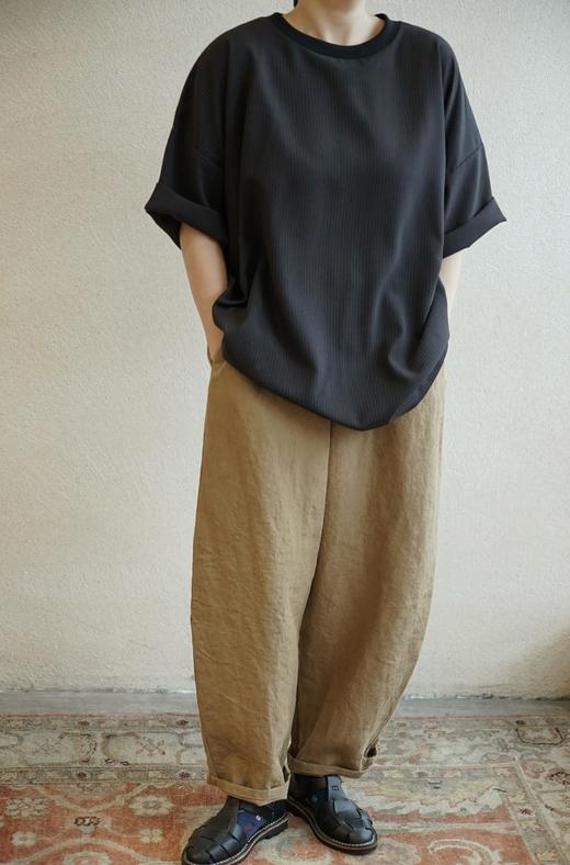 HARVESTY 挺括抗皱宽松款上衣T恤 商品图2