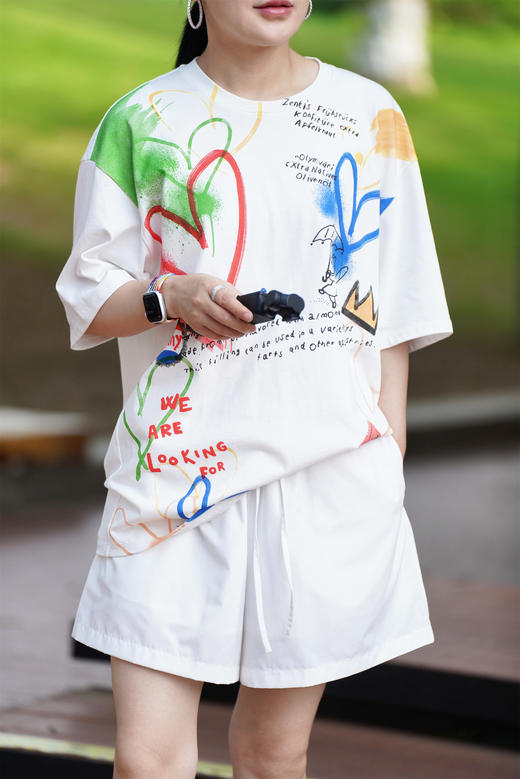 臣禾凉感宽松短裤JZ243060175 商品图4