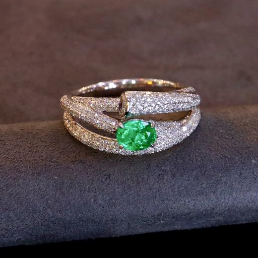 0.35ct 祖母绿戒指 商品图0