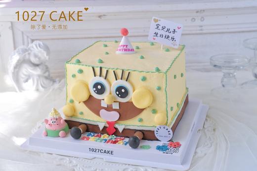 1027CAKE |立体海绵宝宝 派大星（提前2天预订） 商品图0