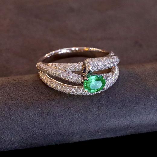 0.35ct 祖母绿戒指 商品图1