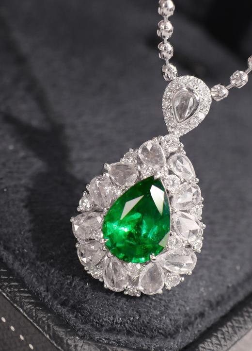 1.55ct 祖母绿戒指吊坠 商品图5