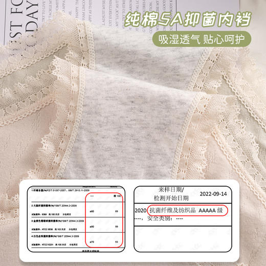 夜晚安心睡 纯棉生理内裤 三层加大防侧漏少女生来姨妈经期月经内裤女士生理裤 商品图3