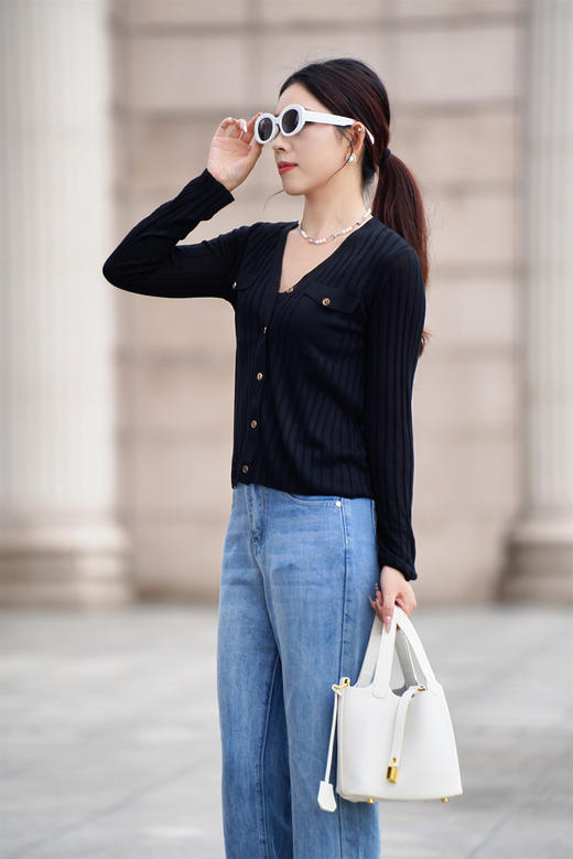 臣禾坑条防晒衫JZ243050475 商品图2