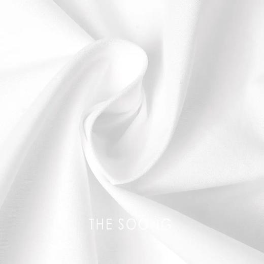 THESOONG|‘糖果短裤’100%棉135g微肌理松紧腰白色短裤HBKZ4638 商品图6