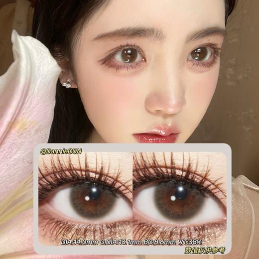 GUGUCON半年抛·小梨子·14.0mm(着色参考13.1mm) 0-1000度(有525/575) 韩产进口·(建议佩戴3-4个月左右更换) 商品图0