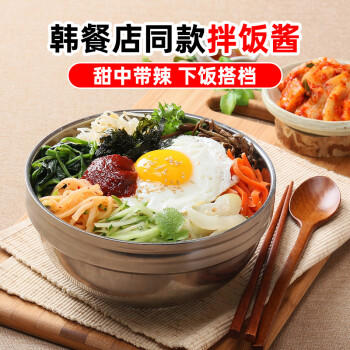 盛源来韩式辣酱500g 石锅拌饭酱炒年糕烤肉烧烤蘸酱部队火锅东北辣椒酱 商品图1