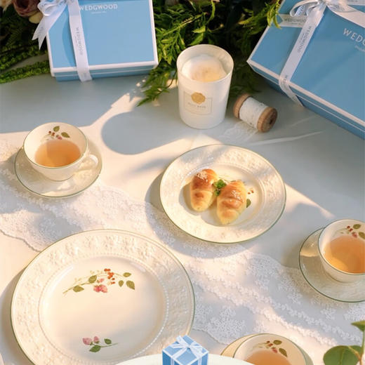 WEDGWOOD欢愉假日树莓杯碟套装 商品图2