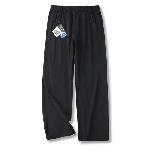 澳門热单来袭炎热的夏季男士B备轻薄如羽内全压胶接缝3D立体裁剪防泼水透气松紧腰裤脚抽绳宽松休闲裤宽松长裤子 商品图9