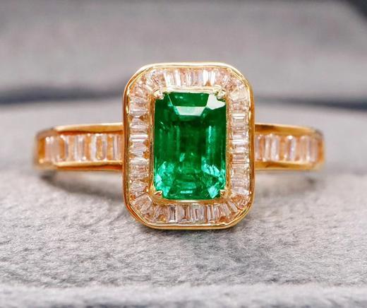 1ct 祖母绿戒指 商品图2