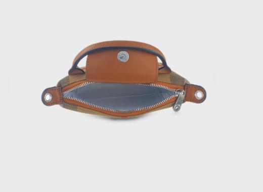 【国内普通仓】Hotend 条纹饺子包 尺寸17*5*11cm 商品图1