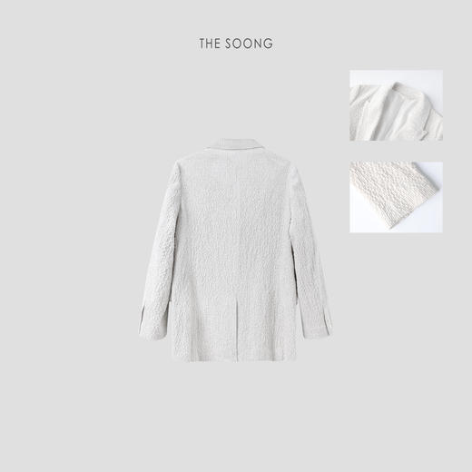 THESOONG|‘肌理之美’意大利水波纹灯芯绒西装外套HWWT3546 商品图1