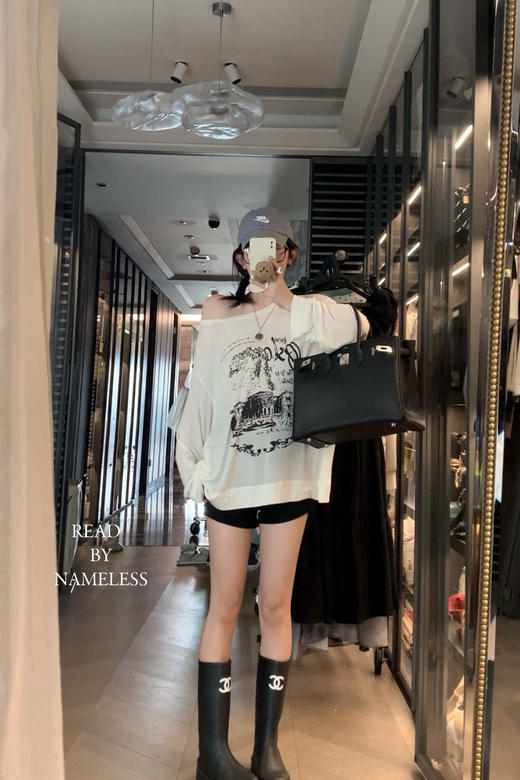 Read Nameless /天丝羊毛黑白印花防晒衫 商品图9