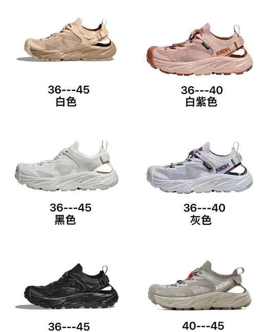 HOKAONE男女露营徒步溯溪鞋凉鞋20672 商品图7