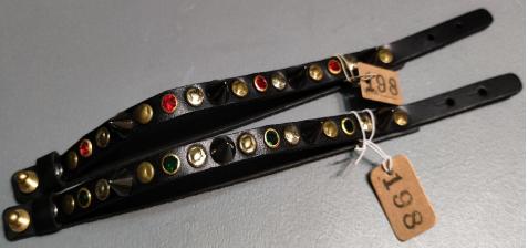 半没丨原创柳丁款手工制皮手环 商品图0