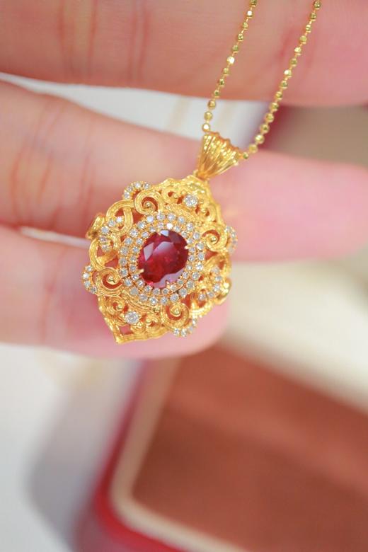 1.01ct 红宝石吊坠 商品图2