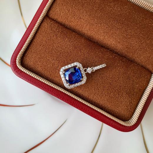1.55ct 蓝宝石吊坠 商品图2