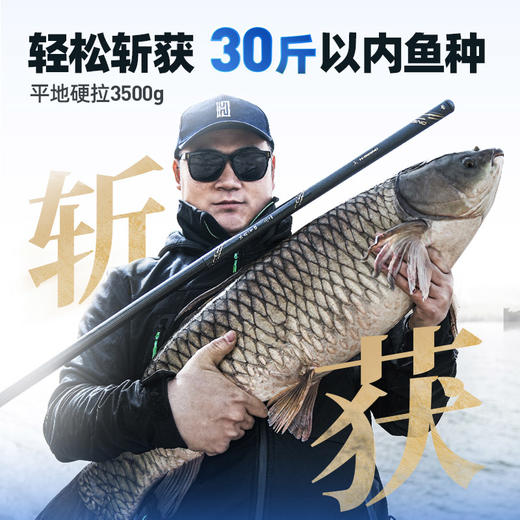 汉鼎一号五代小综合 综合鱼竿钓鱼竿超轻超硬手杆鲫鱼渔具野钓碳素台钓竿 商品图4