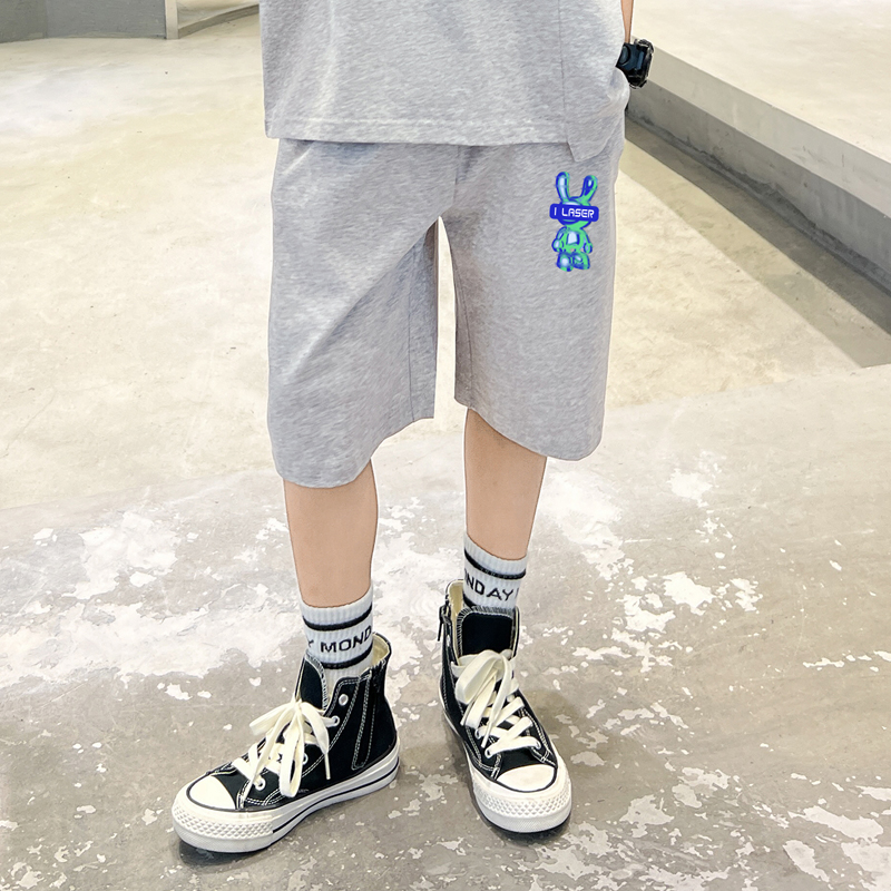 男童短裤夏季外穿儿童运动裤子2024新款洋气男孩夏装男大童五分裤