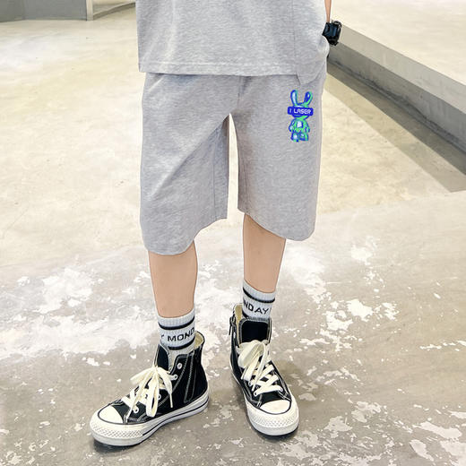 男童短裤夏季外穿儿童运动裤子2024新款洋气男孩夏装男大童五分裤 商品图0