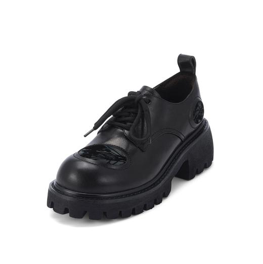 westory春秋新款时尚优雅深口单鞋气质百搭平底乐福鞋女W24CM74781 商品图2