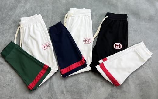 双G 2024秋季新款 男士 立体拼色纯棉牛肚休闲长裤 Z-11828 商品图0