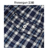 Threegun三枪 【纯棉】男士彩格家居短裤-50211B911 商品缩略图5