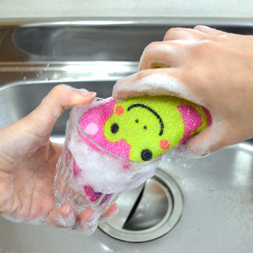 创和 卡通百洁布洗碗海绵擦 商品图3