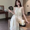 【超仙❗️挂脖吊带连衣裙】设计新颖，柔软舒适，仙气十足，优雅柔美裙子，简约大方，夏新款法式名媛气质海边小个子仙女长裙 商品缩略图0