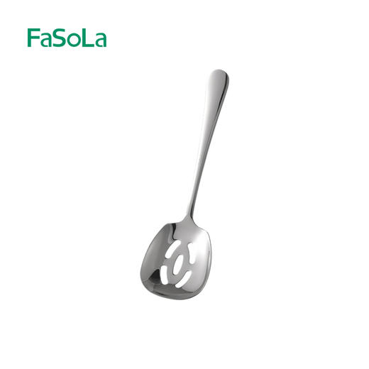 FaSoLa不锈钢分餐勺长柄分菜勺公勺公筷酒店餐厅分餐勺公用大勺子 商品图5