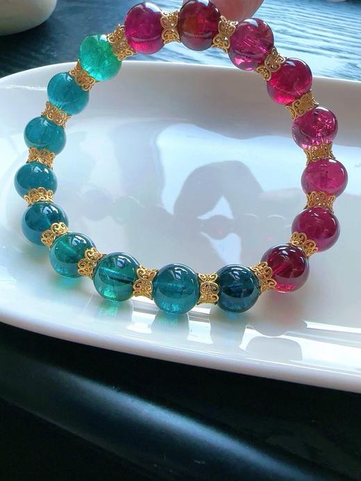 25.6g 9.3mm 碧玺手链 商品图0