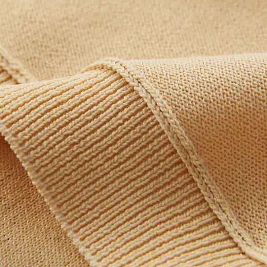 谜底套头针织衫短袖女2024秋新品复古文艺绣花短款上衣243MZ1251 商品图3