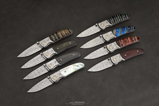 三希堂  现代刀系列  猛犸小折  未开刃 商品图0