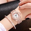 【气质拉满！满钻腕表】奢华满天星水钻女士腕表，小表盘罗马字体设计，时尚百搭，通勤搭配休闲时尚Y 商品缩略图3