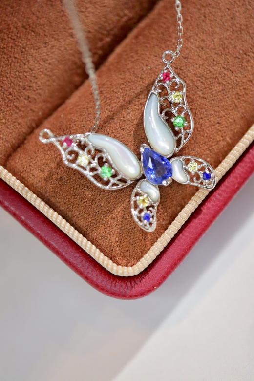 0.456ct 蓝宝石项链 商品图2